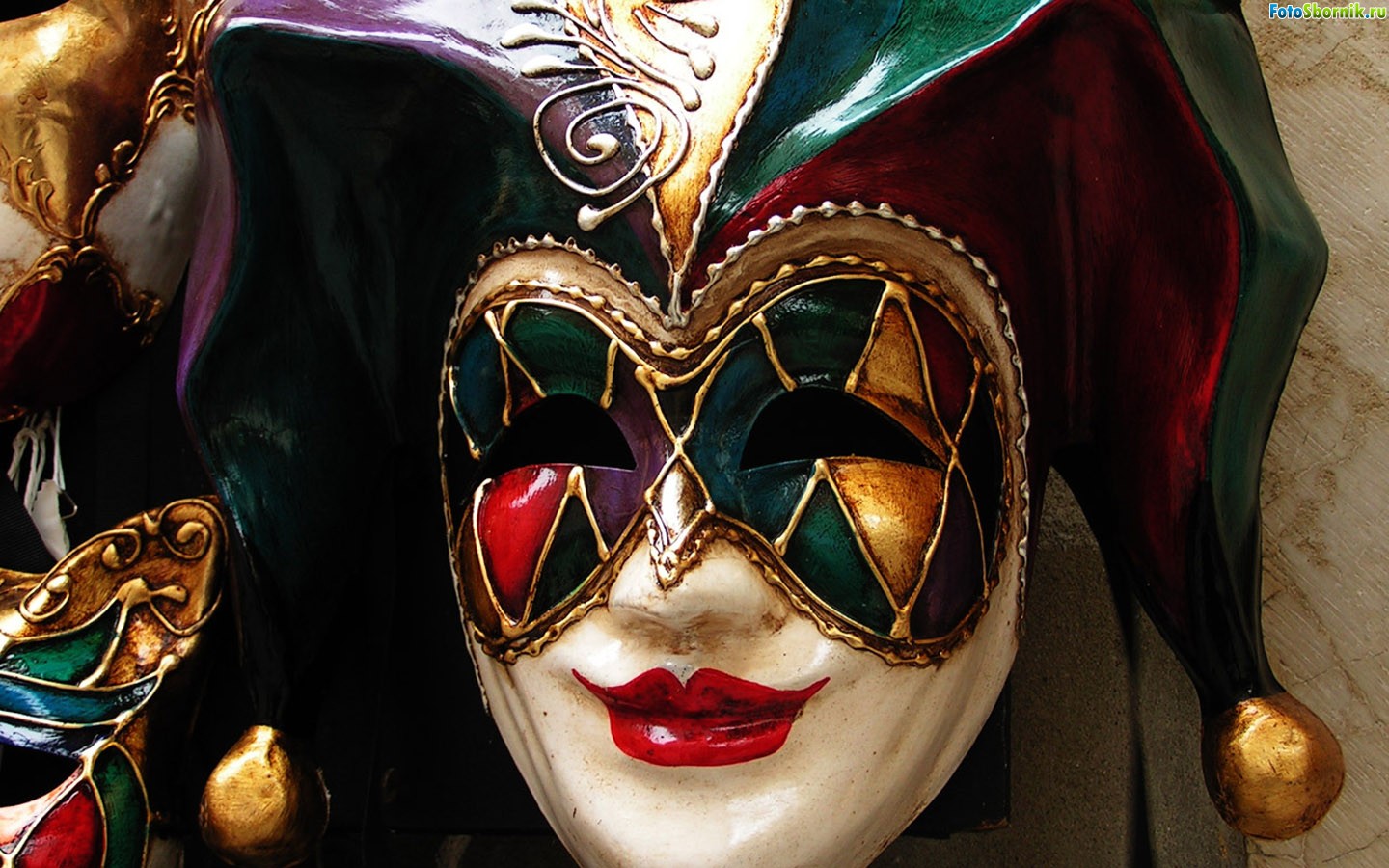 Венецианские маски Коломбина Джокер